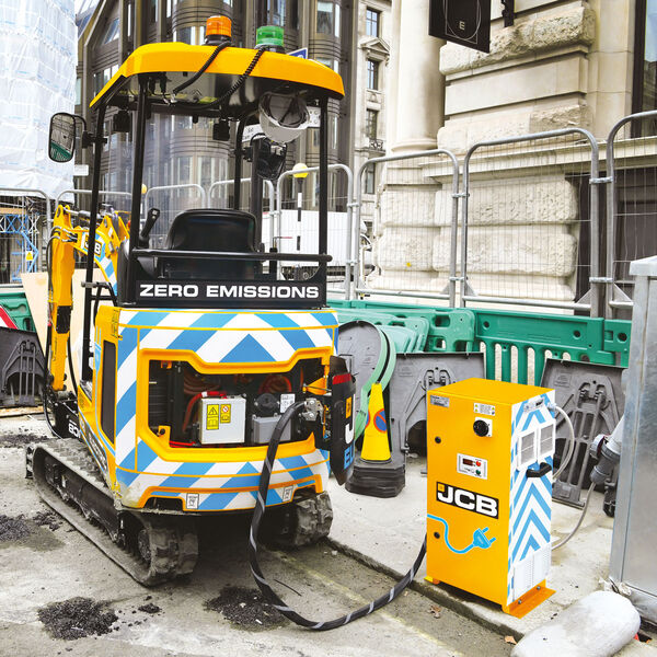JCB發布電動設備通用型快速充電裝置